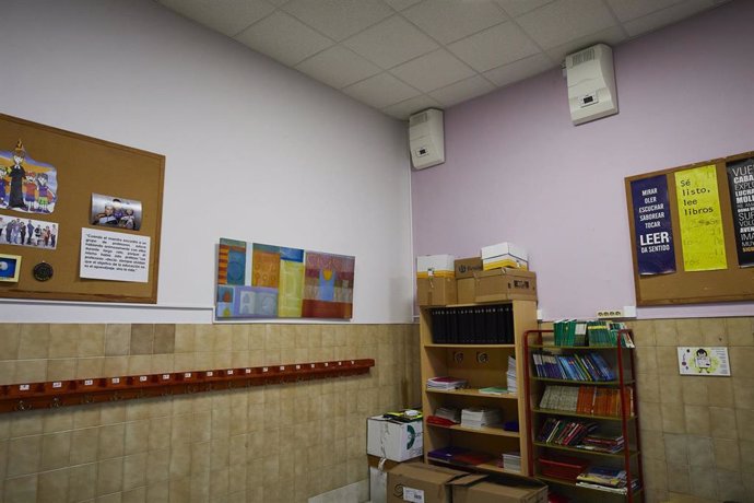 Una sala en el colegio La Salle La Paloma, en Madrid