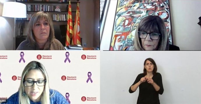 El pleno telemático de la Diputación de Barcelona