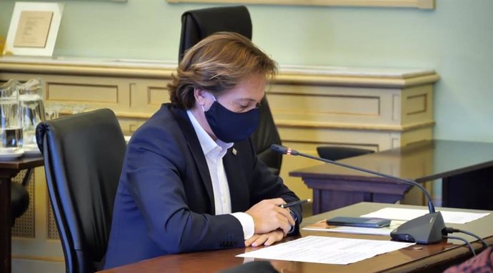 El portavoz de Vox en el Parlament, Jorge Campos.