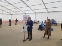 Escudero resalta la labor del Zendal como "hospital de apoyo" y para que se desarrolle en el resto la actividad no Covid