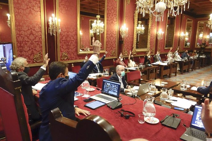Pleno del Ayuntamiento de Granada, en imagen de archivo