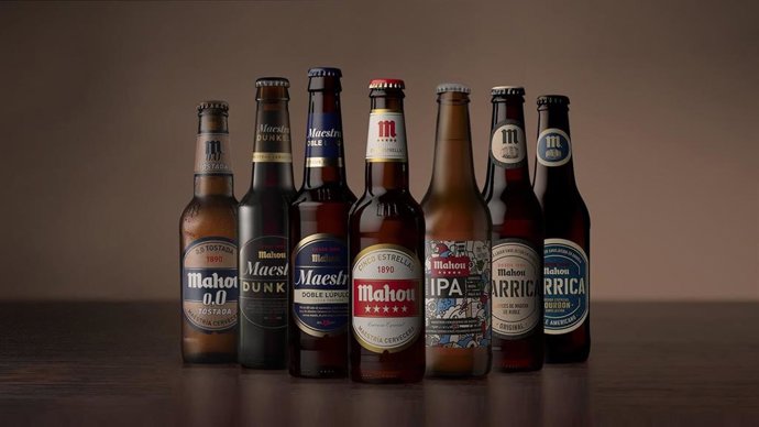 Gama de cervezas de Mahou