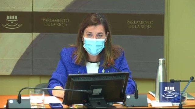 La consejerra de Salud, Sara Alba, comparece en el Parlamento de La Rioja