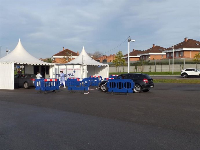 Punto en Gijón para hacer pruebas PCR de diagnóstico de COVID-19