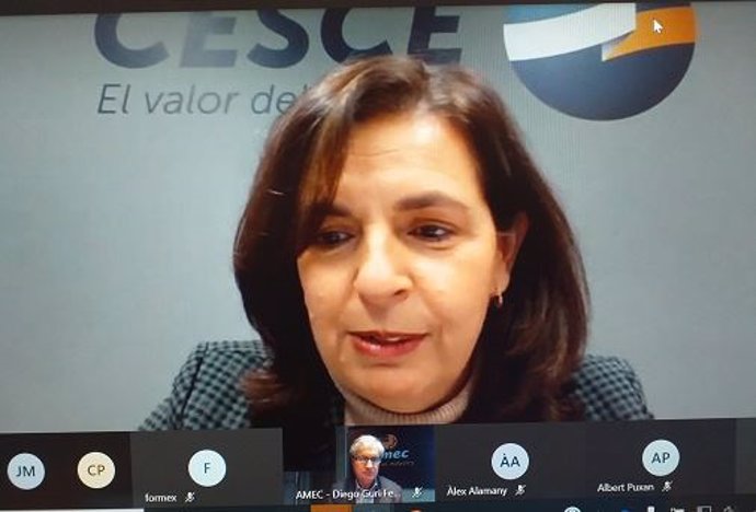 La directora del área de cuenta del Estado de Cesce, Beatriz Reguero