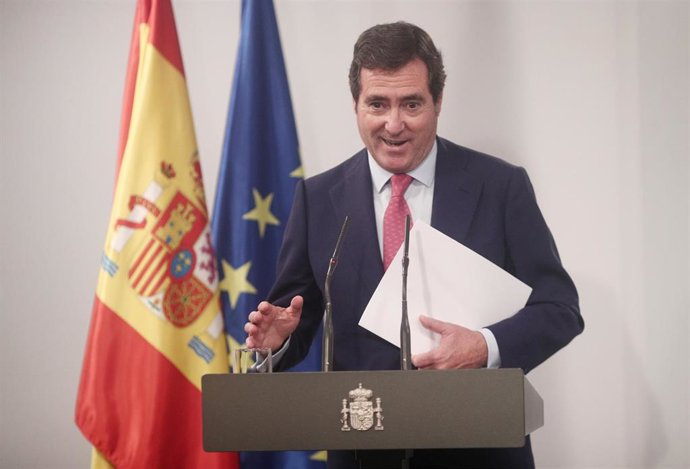 El presidente de la patronal CEOE, Antoni Garamendi