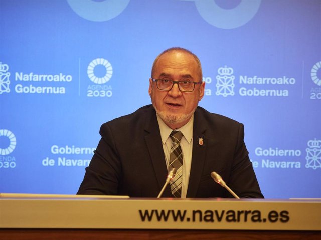 El consejero de Universidad, Innovación y Transformación Digital del Gobierno de Navarra, Juan Cruz Cigudosa