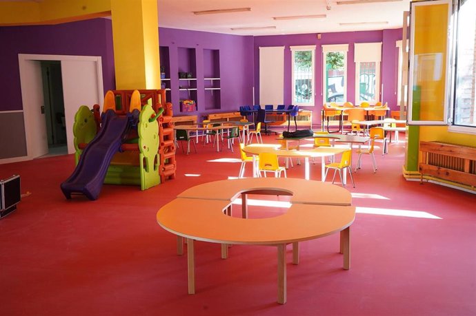 Interior de una escuela infantil en Valladolid.