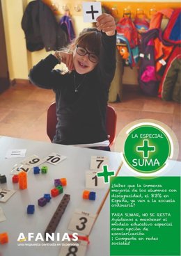 Imagen de la campaña de Afanias 'La Especial  Suma'