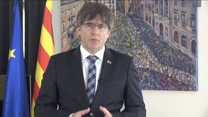El expresidente de la Generalitat y actual eurodiputado, Carles Puigdemont