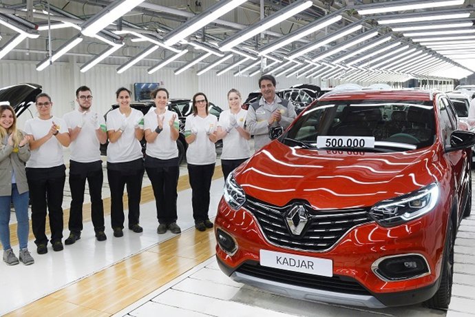 Renault alcanza en su planta de Palencia medio millón de unidades producidas del Kadjar desde 2015.