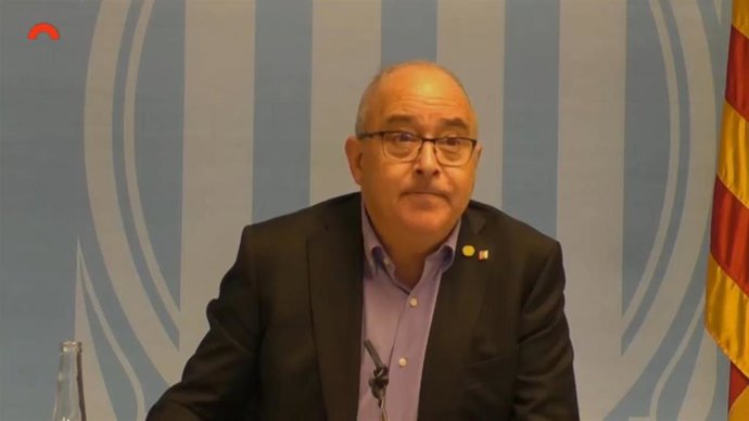 El conseller de Educación, Josep Bargalló, interviniendo en el Intergrupo de Derechos Sexuales y Reproductivos del Parlament
