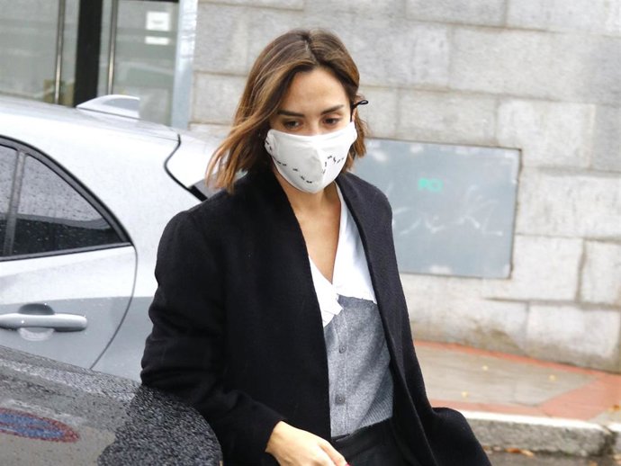 Tamara Falcó a su llegada al rodaje de "El desafío"