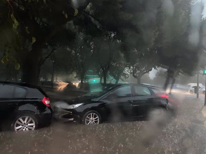 Lluvia en Valncia
