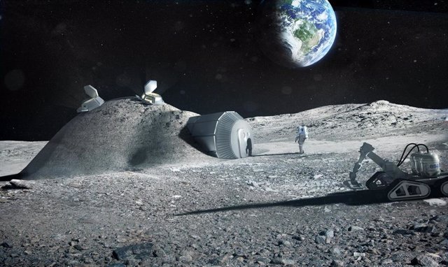 Concepto de base lunar