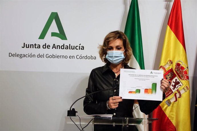 La delegada de Educación y Deporte de la Junta de Andalucía en Córdoba, Inmaculada Troncoso, presenta los presupuestos de Educación.