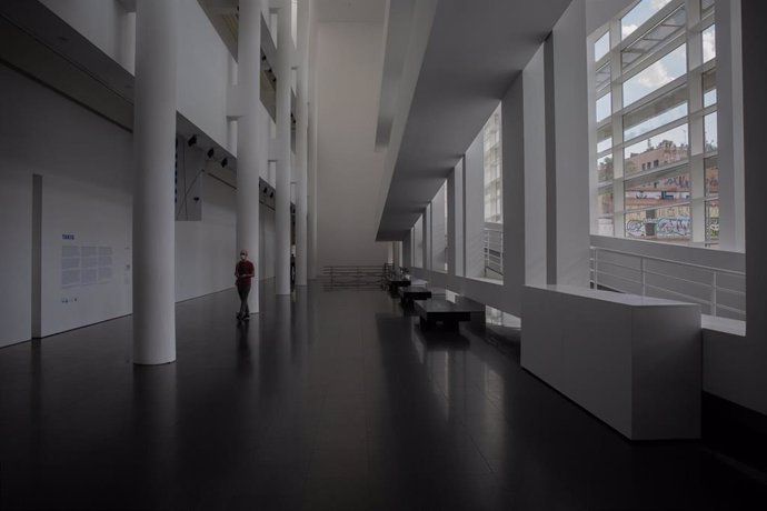 Interior del Museu d'Art Contemporani de Barcelona (Macba)