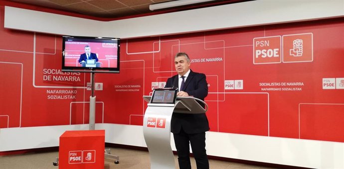 El diputado navarro y secretario de Coordinación Territorial del PSOE, Santos Cerdán