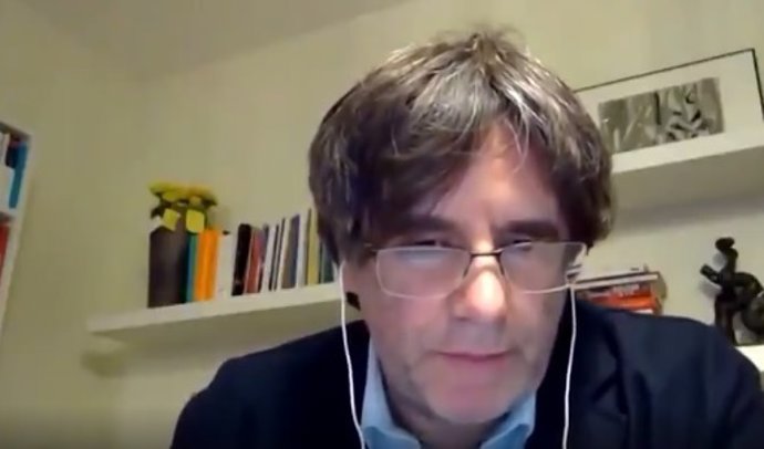 El expresidente de la Generalitat Carles Puigdemont