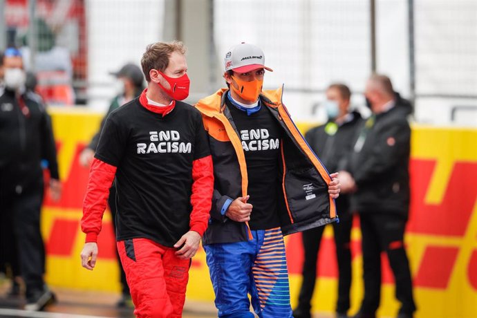Sebastian Vettel y Carlos Sainz