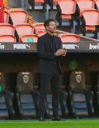 Simeone: "Me voy muy contento con la actuación de Lemar"