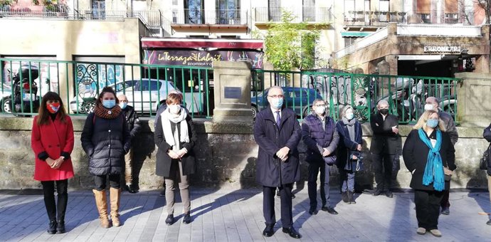 Acto de conmemoración de la colocación de la primera piedra del Segundo Ensanche de Pamplona