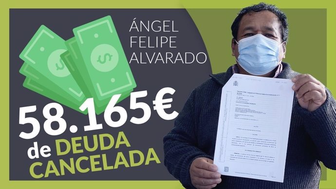 Angel Felipe, ha cancelado todas sus deudas gracias a Repara tu Deuda