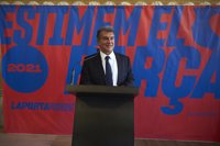 Joan Laporta: "Quiero unir a todo el barcelonismo hacia la gloria"