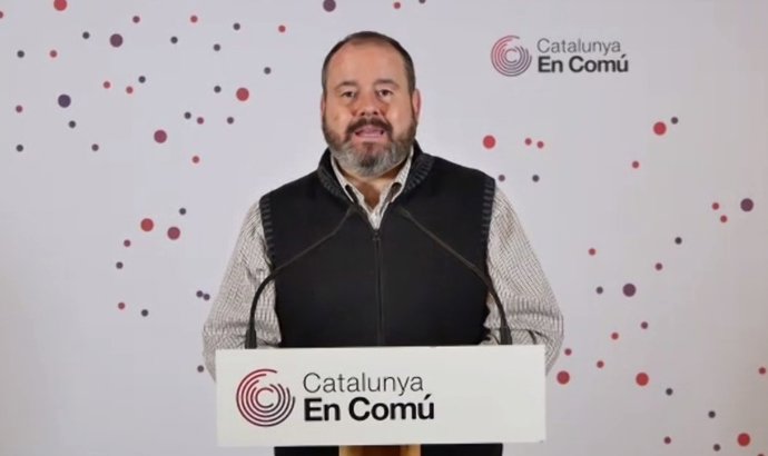 El portaveu dels comuns, Joan Mena