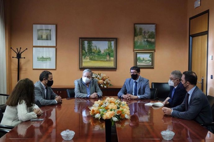 Marín este lunes en una visita a Dos Hermanas