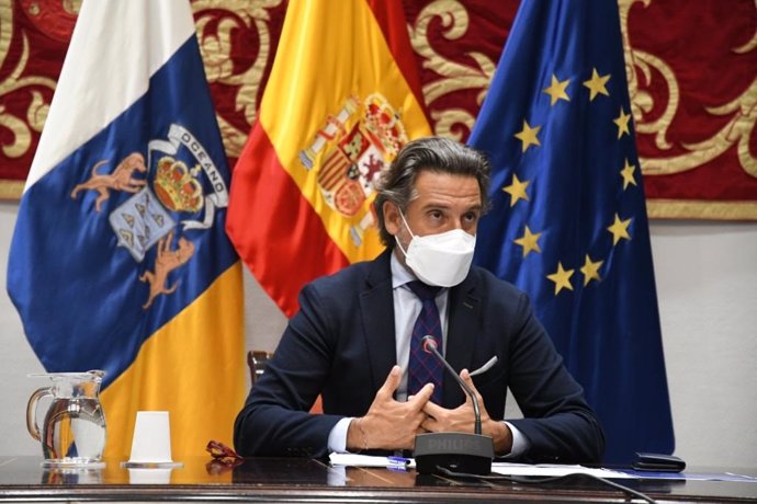 El presidente del Parlamento de Canarias y de la Calre, Gustavo Matos