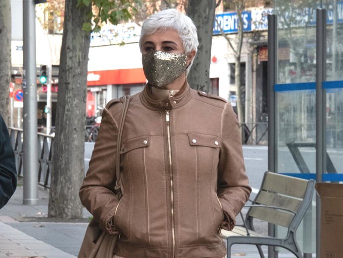 Ana María Aldón ha acudido hoy a los juzgados a prestar declaración después de que Emilio Salinas la haya demandado por injurias