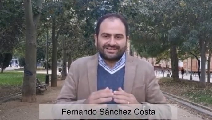 El presidente de SCC, Fernando Sánchez Costa, en el vídeo de la entidad por el 42 aniversario de la Constitución española