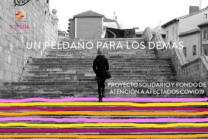 Imagen de la campaña 'Un peldaño para los demás'.