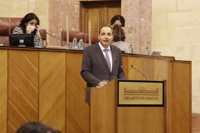 El parlamentario andaluz de Vox, Francisco Ocaña, en imagen de archivo