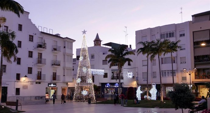 Vista del municipio malagueño de Estepona a 30 de noviembre de 2020
