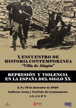 Cartel del X Encuentro de Historia Contemporánea