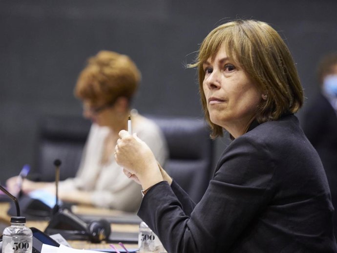 La portavoz de Geroa Bai, Uxue Barkos