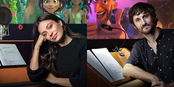 6. Anna Castillo y Raúl Arévalo ponen voz a dos personajes de Los Croods: Una nueva era