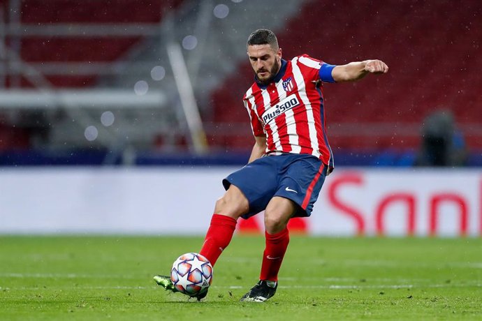 Jorge Resurreccion "Koke" of Atletico de Madrid in action during the UEFA Champions League football match played between Atletico de Madrid and Lokomotiv Moskva at Wanda Metropolitano stadium on november 25, 2020, in Madrid, Spain