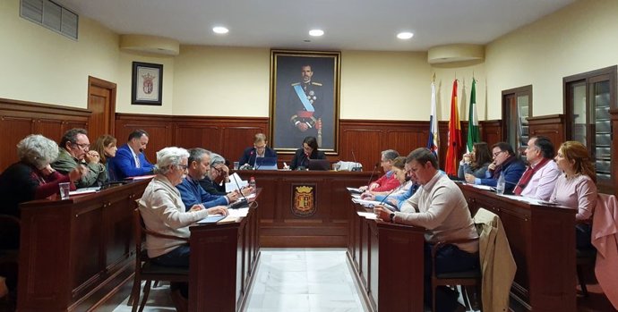 Pleno del Ayuntamiento de Espartinas (Foto de archivo).