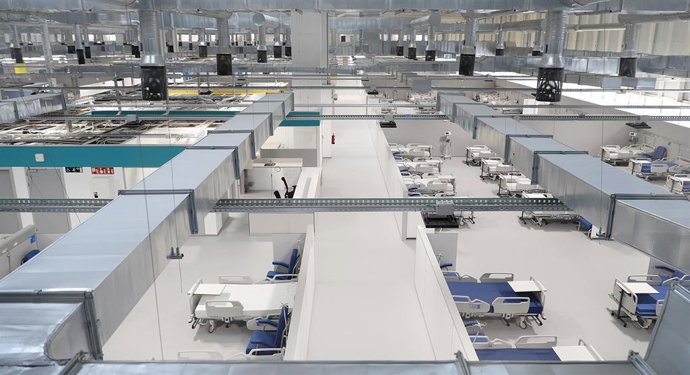 Interior del nuevo Hospital Enfermera Isabel Zendal