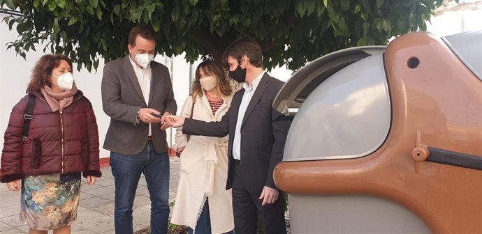 Instalación de los nuevos contenedores