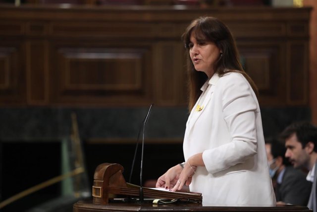 La portaveu de JxCat al Congrés dels Diputats, Laura Borràs. Madrid (Espanya), 29 de juliol del 2020. 