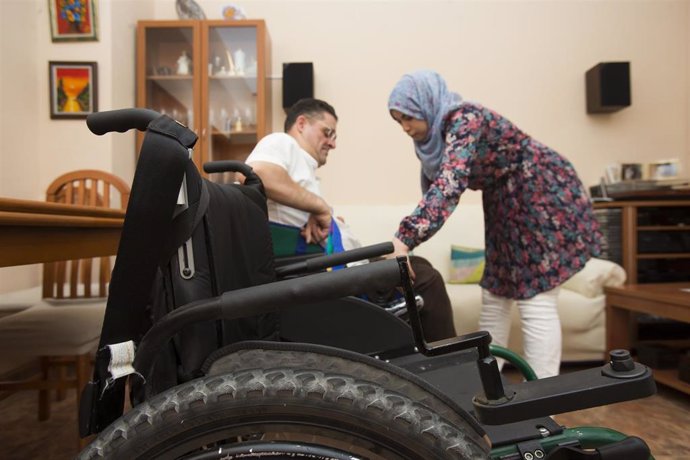 Prestación de servicios a una persona con discapacidad