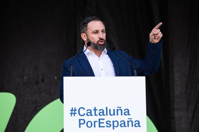 El presidente de Vox, Santiago Abascal