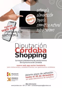 Cartel promocional de 'Córdoba Shopping'
