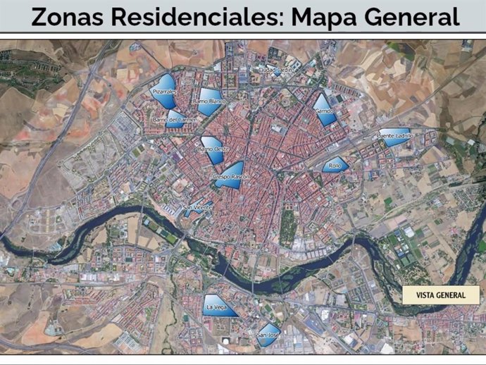 Imagen mostrada por el alcalde de Salamanca durante la presentación telemática.