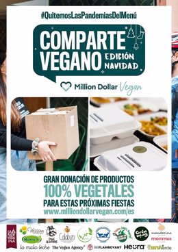 Cartel Comparte Vegano Million Dollar Vegan