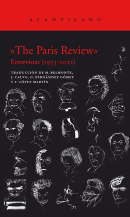 Cubierta de la antología 'The Paris Review' editada por Acantilado